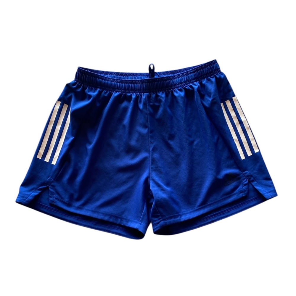 Adidas Prime Blue White Striped Workout Wear  Size Large